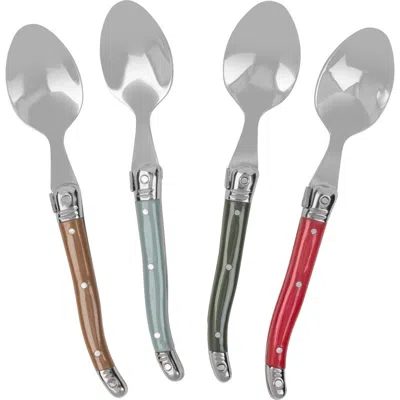 French Home 4-piece Coffee Spoon Set In Multi