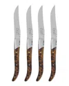 French Home 4pc Laguiole Connoisseur Steak Knife Set
