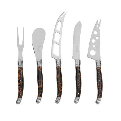 French Home 5 Piece Stainless Steel Cheese Serving Set