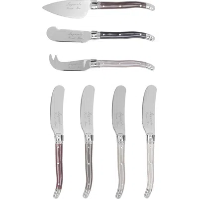 French Home 7-piece Laguiole Cheese Knives Set In Multi
