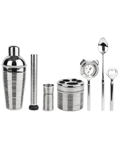 French Home 7pc Stainless Steel Barware Set
