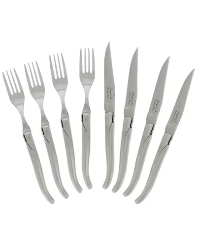 French Home 8pc Laguiole Connoisseur Silverware Set