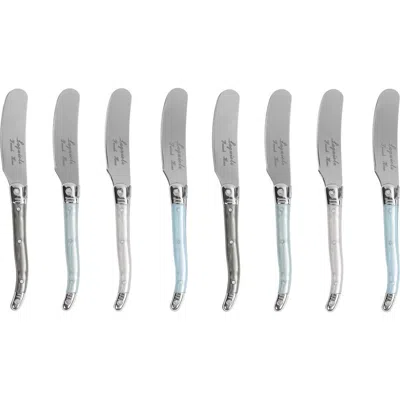 French Home 8-piece Spreader Knife Set In Silver