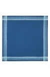 French Home Astra Linen Tablecloth In Shades Of Blue