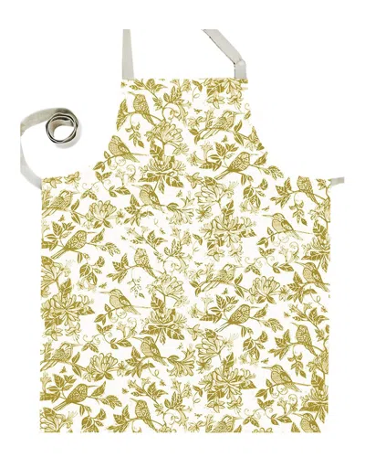 French Home Honeysuckle Apron In Yellow