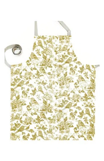 French Home Honeysuckle Apron In Green