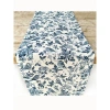 French Home Honeysuckle Table Runner In Blue