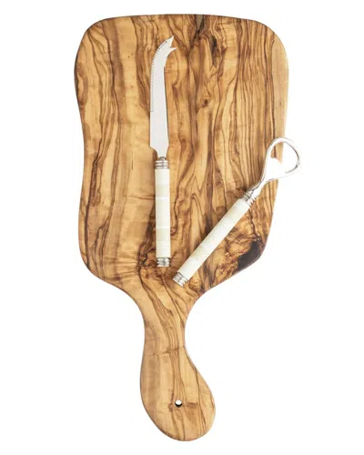 French Home Jubilee 3pc Cheese Knife In Multi