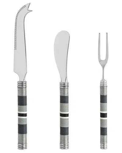 French Home Jubilee 3pc Cheese Knife In Multicolor