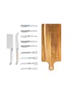 FRENCH HOME LAGUIOLE 12-PIECE CHEESE CHARCUTERIE BOARD SET