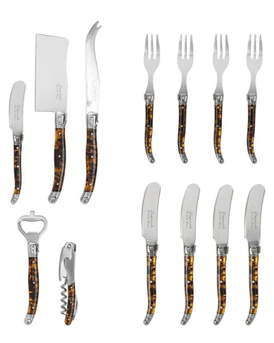 French Home Laguiole 13pc Charcuterie & Barware Set In Multi