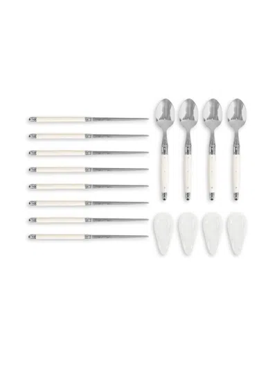 French Home Laguiole Kids' 16-piece Flatware Set In Grey