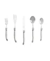 French Home Laguiole 20 Piece Stainless Steel Flatware Set, Service For 4 In Pewter