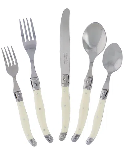 French Home Laguiole 20pc Flatware Set In Animal Print