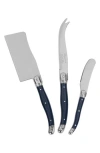 French Home Laguiole 3-piece Cheese Knife Set