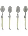 French Home Laguiole 4pc Coffee Spoon Set