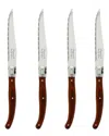 French Home Laguiole 4pc Steak Knives Set