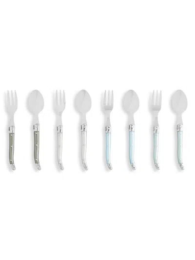 French Home Laguiole 8-piece Cocktail & Dessert Cutlery Set In Multi