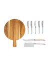 FRENCH HOME LAGUIOLE 8-PIECE STAINLESS STEEL FLATWARE & ACACIA WOOD SERVING BOARD SET
