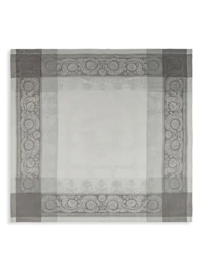 French Home Laguiole Kids' Cleopatra Linen Tablecloth In Shades Of Grey