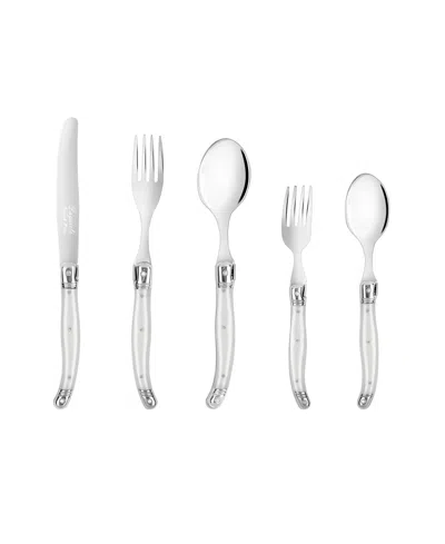 FRENCH HOME LAGUIOLE CONNOISSEUR 20-PIECE 18/10 STAINLESS-STEEL FLATWARE SET WITH HANDLES