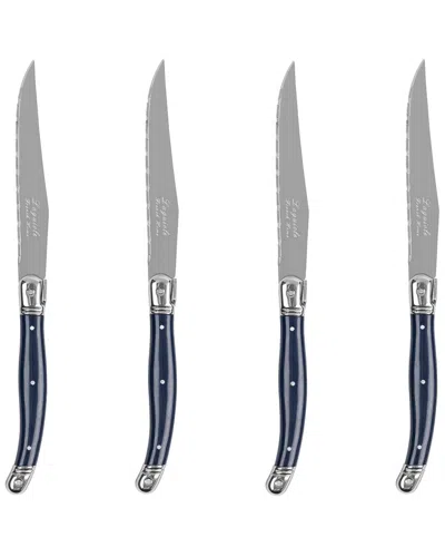 FRENCH HOME FRENCH HOME LAGUIOLE CONNOISSEUR 4PC STEAK KNIFE SET