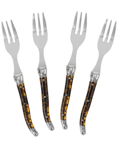 French Home Laguiole Set Of 4 Cake Forks