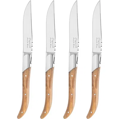 French Home Laguiole Steak Knife In Brown