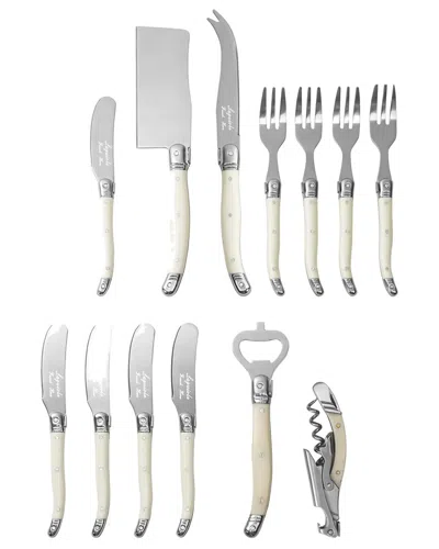 French Home Laguiole Ultimate 13pc Charcuterie & Barware Set In Silver