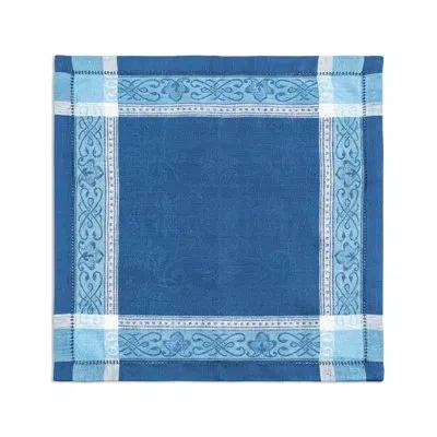 French Home Linen 6-piece Set Astra Napkins In Shades Of Blue