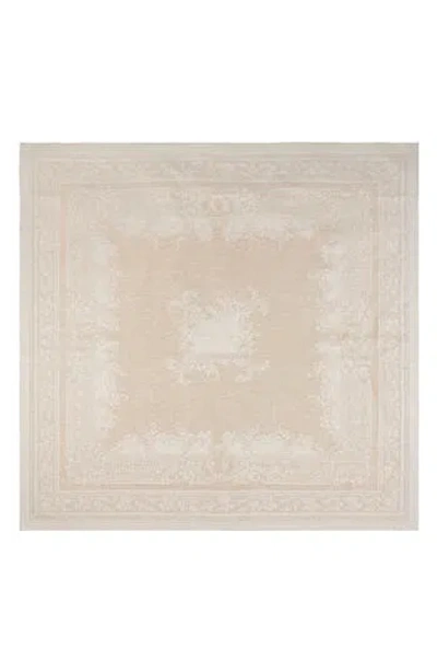 French Home Linen 71" X 71" Arboretum Tablecloth In Terracota