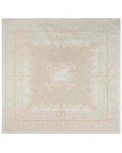French Home Linen Arboretum Tablecloth In Ivory