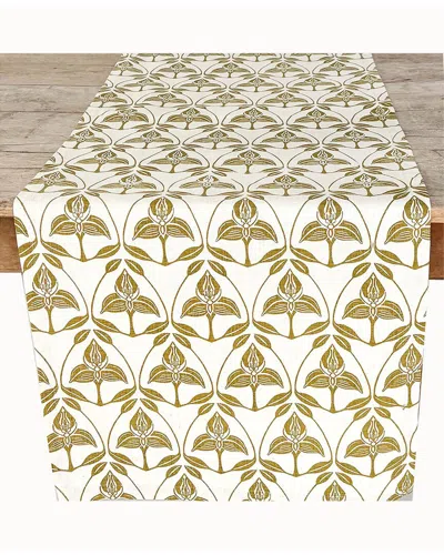 French Home Orchid Table Runner In Multi