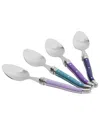 French Home Set Of 4 Coffee Spoons In Multi