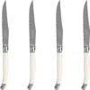 French Home Set Of 4 Laguiole Connoisseur Steak Knives In Ivory