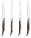 FRENCH HOME FRENCH HOME SET OF 4 LAGUIOLE STEAK KNIVES
