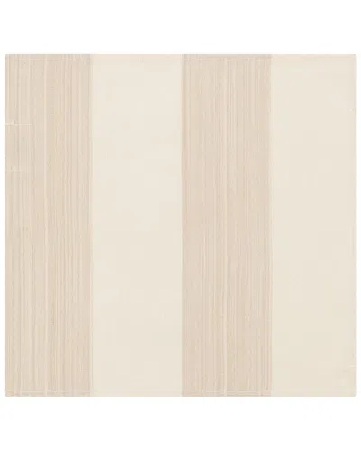 French Home Set Of 4 Striped Napkins In Neutral