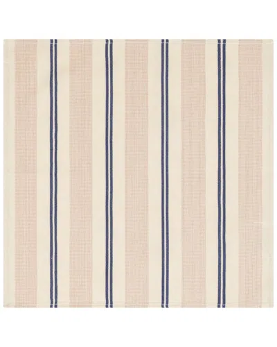 French Home Set Of 4 Striped Napkins In Multi