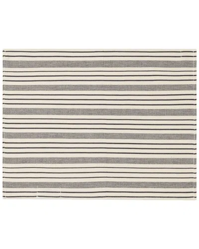 French Home Set Of 4 Striped Placemats In Neutral