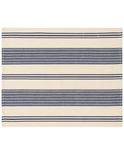 French Home Set Of 4 Striped Placemats In Blue