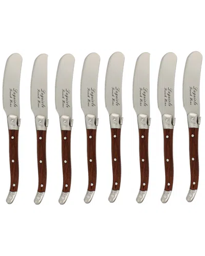 French Home Set Of 8 Laguiole Spreaders In Silver
