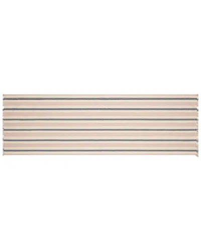 French Home Striped Table Runner In Pink