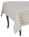 French Home Striped Tablecloth In Neutral