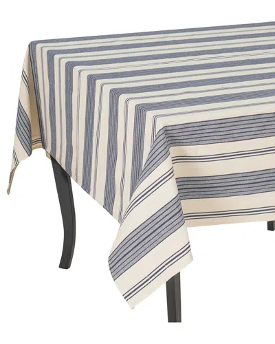French Home Striped Tablecloth In Blue