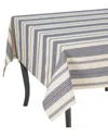 French Home Striped Tablecloth In Gray