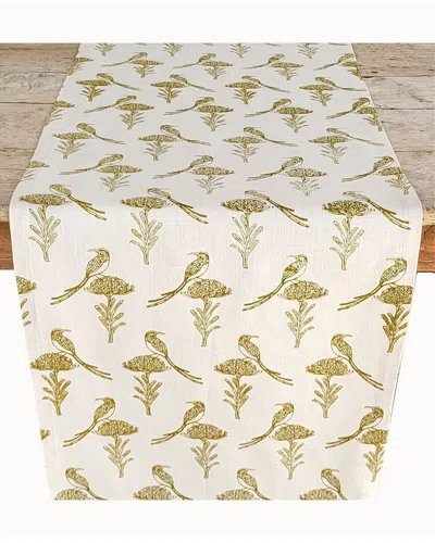 French Home Sugarbird Table Runner In Neutral