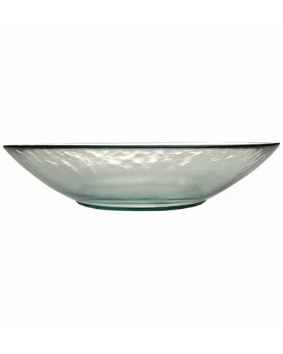 French Home Vintage Recycled Glass Fruit Bowl In Clear