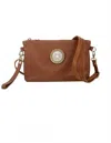 French Kande Caramel Crossbody Bag In Brown In Brown