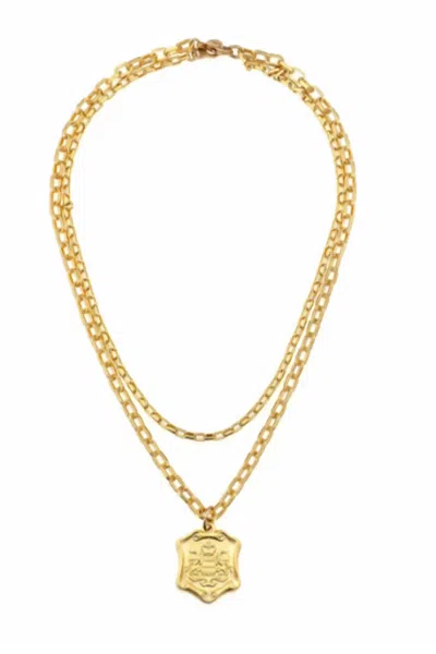 French Kande Fayette Necklace In Gold