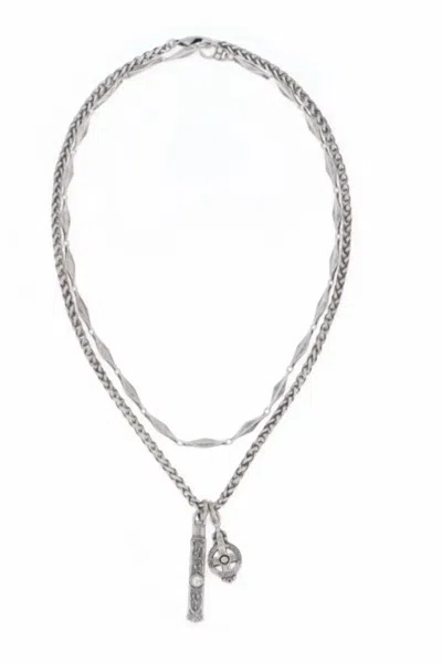 French Kande Women's Geneve Necklace In Silver